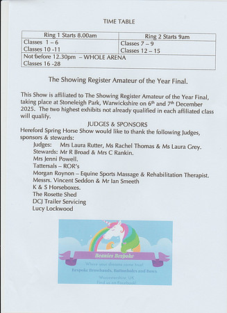 timetable